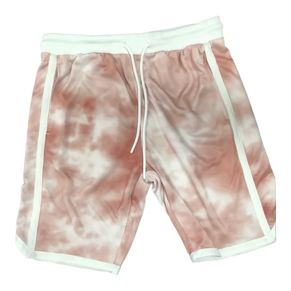 Pink gym shorts sz L